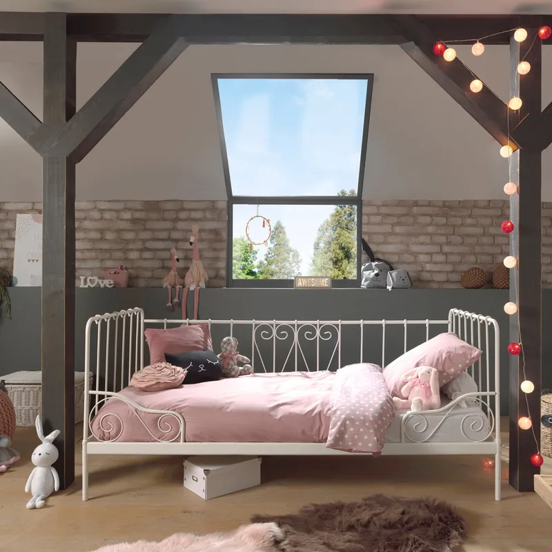 Vipack Alice Metal Bedbank 90 x 200 cm