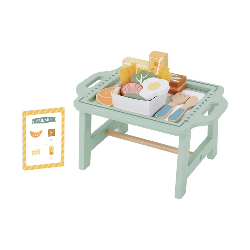 Tooky Toy Ontbijt Speelset - Hout