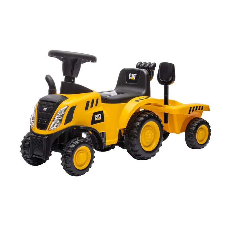 Puck CAT Tractor Loopauto met Aanhanger