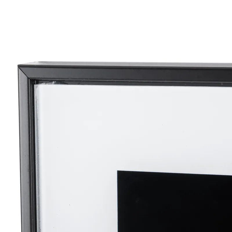 Present Time Photo Art Glas Lion - Zwart / Wit