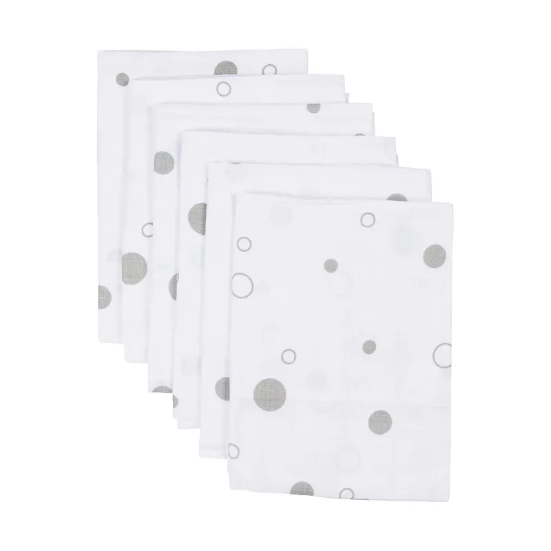 Basicline Bubble Hydrofiel Luiers 6 Stuks