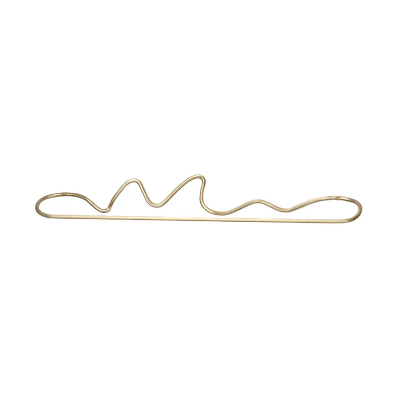 Ferm Living Handdoekrek - Curvature - Brass