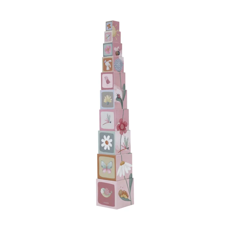 Little Dutch Flowers & Butterflies Stapelblokken