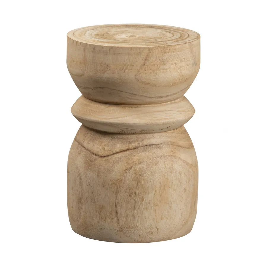 Woood Bikkel Kruk - Hout - Naturel