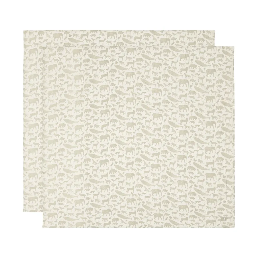Jollein Animals Hydrofiel Luier - 2 Stuks