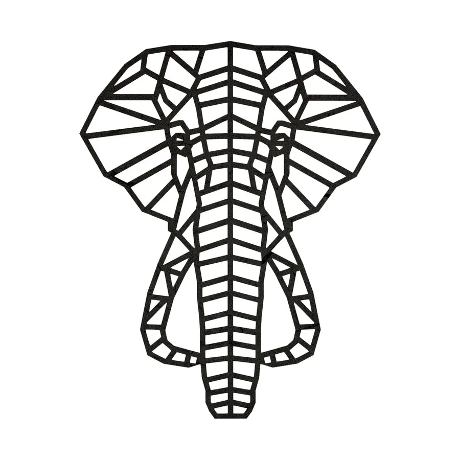  Casa Sentir Olifant Wanddecoratie - Medium
