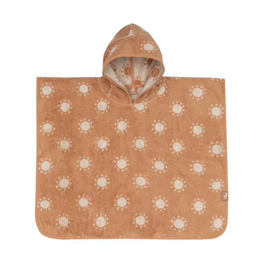 Jollein Jacquard Badponcho - 2-zijdig - Badstof