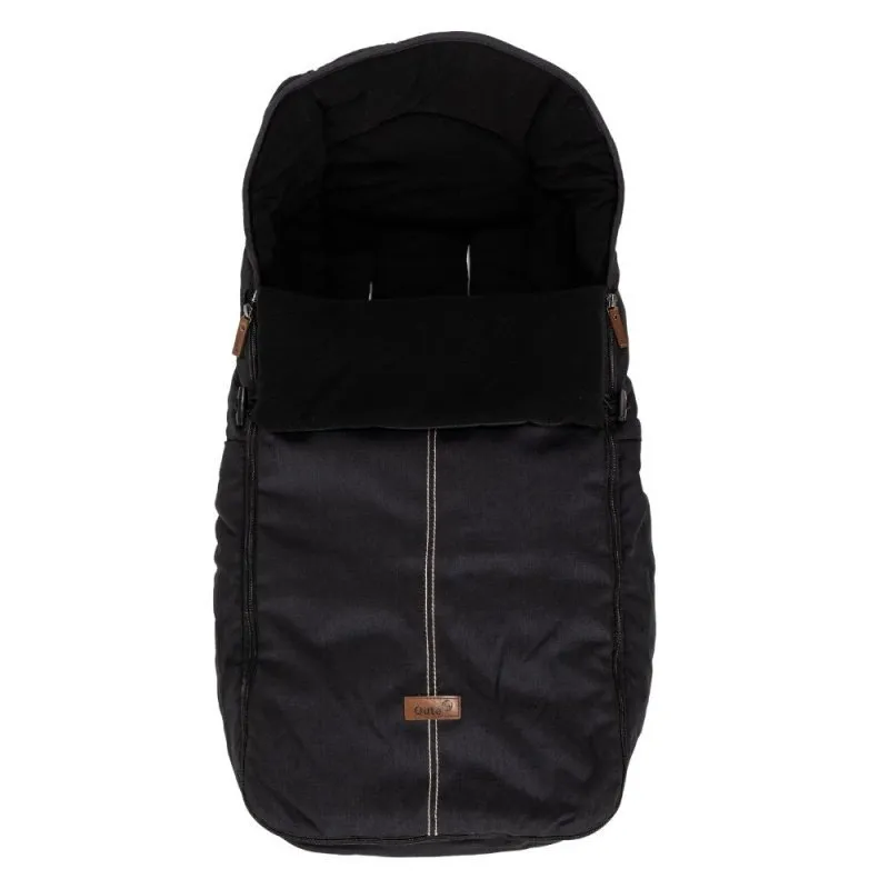 Qute Voetenzak Q-Twin Jeans - Zwart