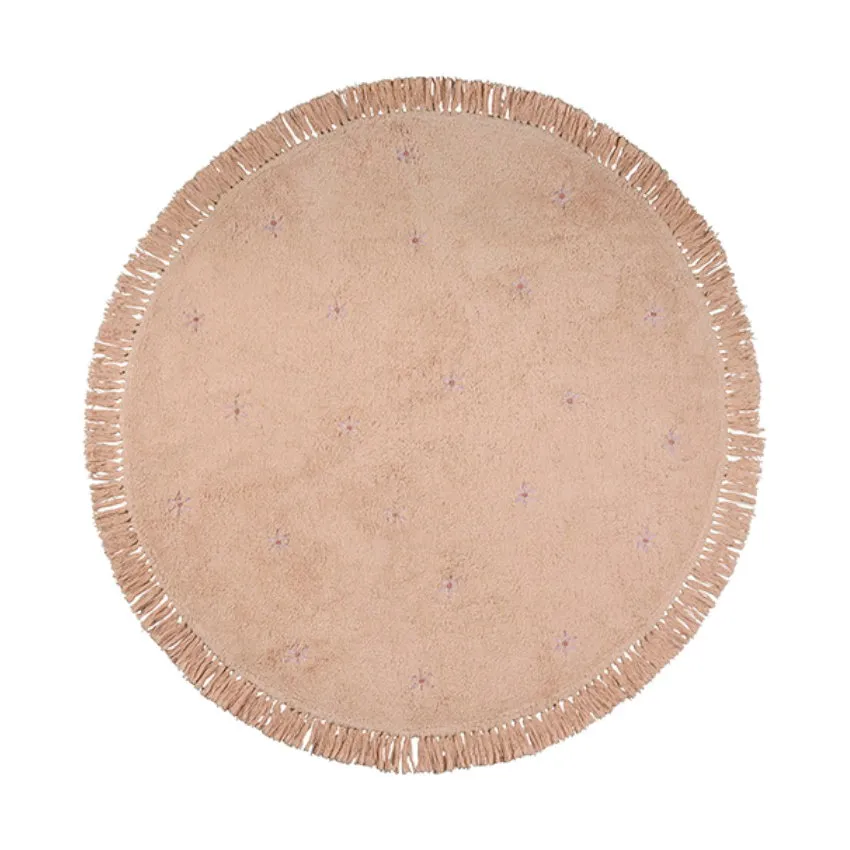 Tapis Petit Nora Vloerkleed Flower 130 x 130 cm