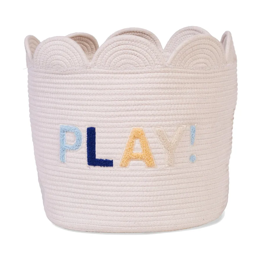 Childhome Flower Mand – 35  cm – Ecru