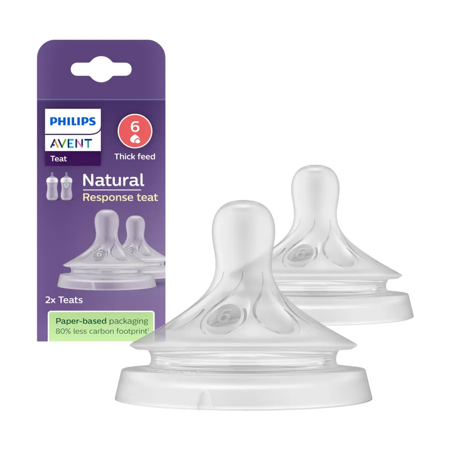 Philips Avent Natural Pap/Flesspeen - 6+ Mnd - T6