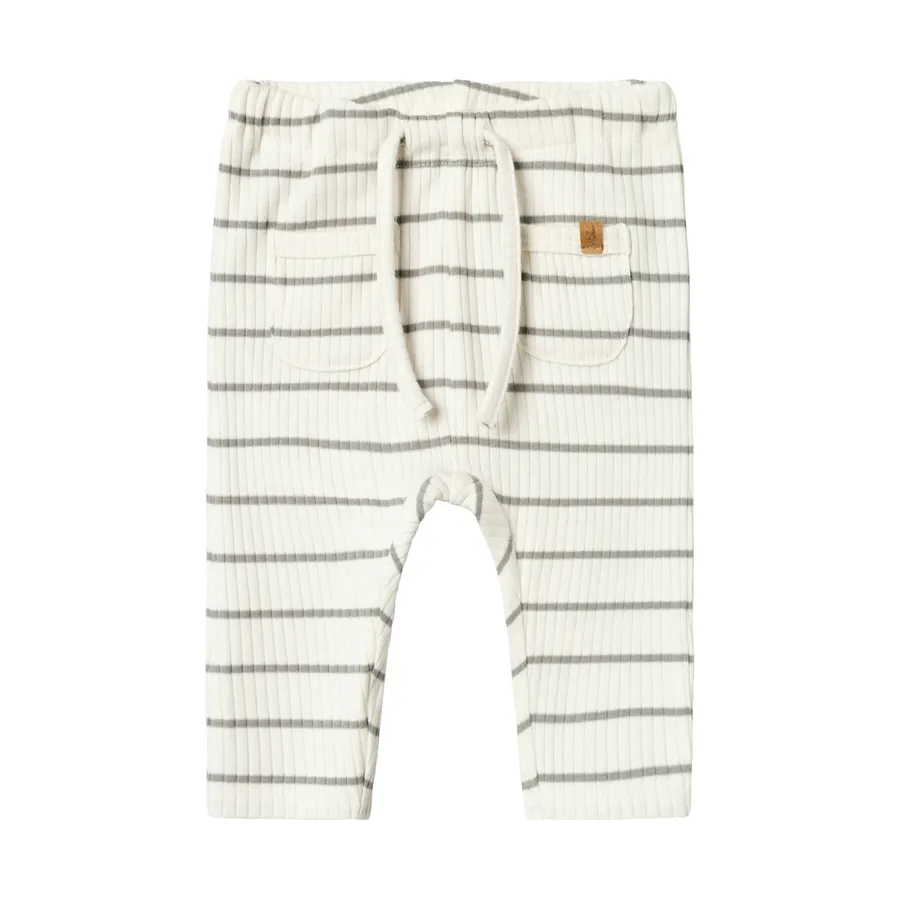 Lil' Atelier Broek - Gestreept - Coconut Milk