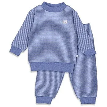 Feetje Wafel Pyjama - Blue Melange