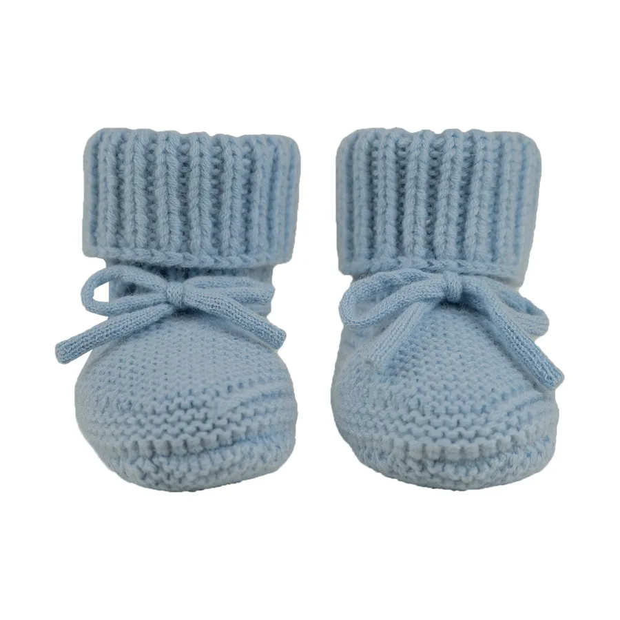 Lodger Slofjes - Merino Wool - Blue Fogg