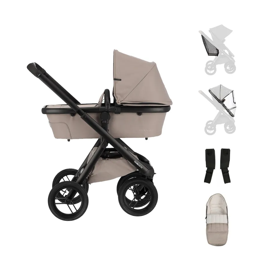 Dubatti One E6 Kinderwagen 2-in-1 - Black 