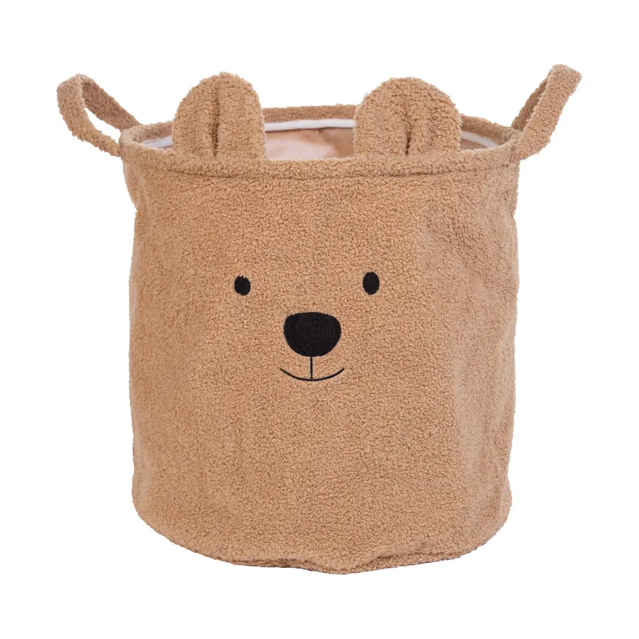 Childhome Teddy Opbergmand – 40 x 40 cm – Bruin 