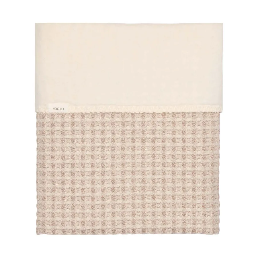 Koeka Deken - Cotton Fleece Wafel Amsterdam – Crumble
