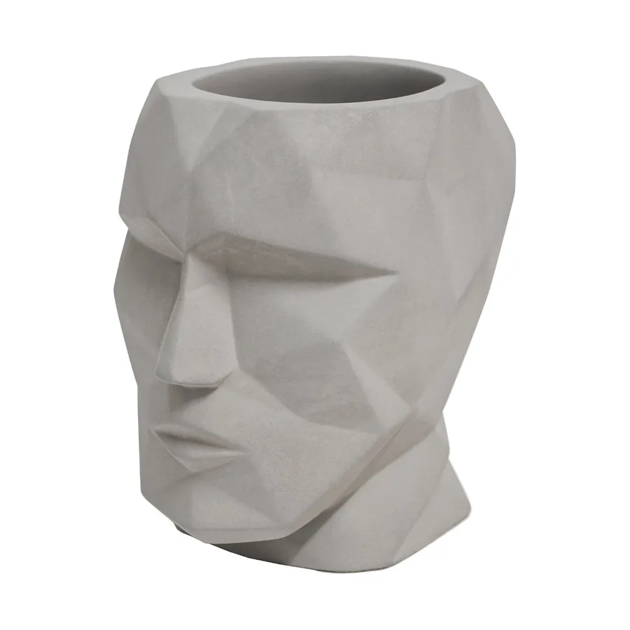 Balvi Pennenhouder The Head - Grijs - Cement