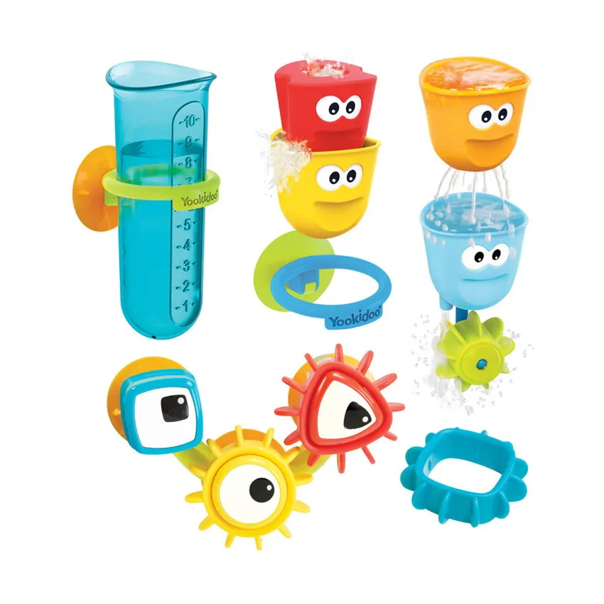 Yookidoo Badspeelgoed - Cups 'N' Gears Water Set