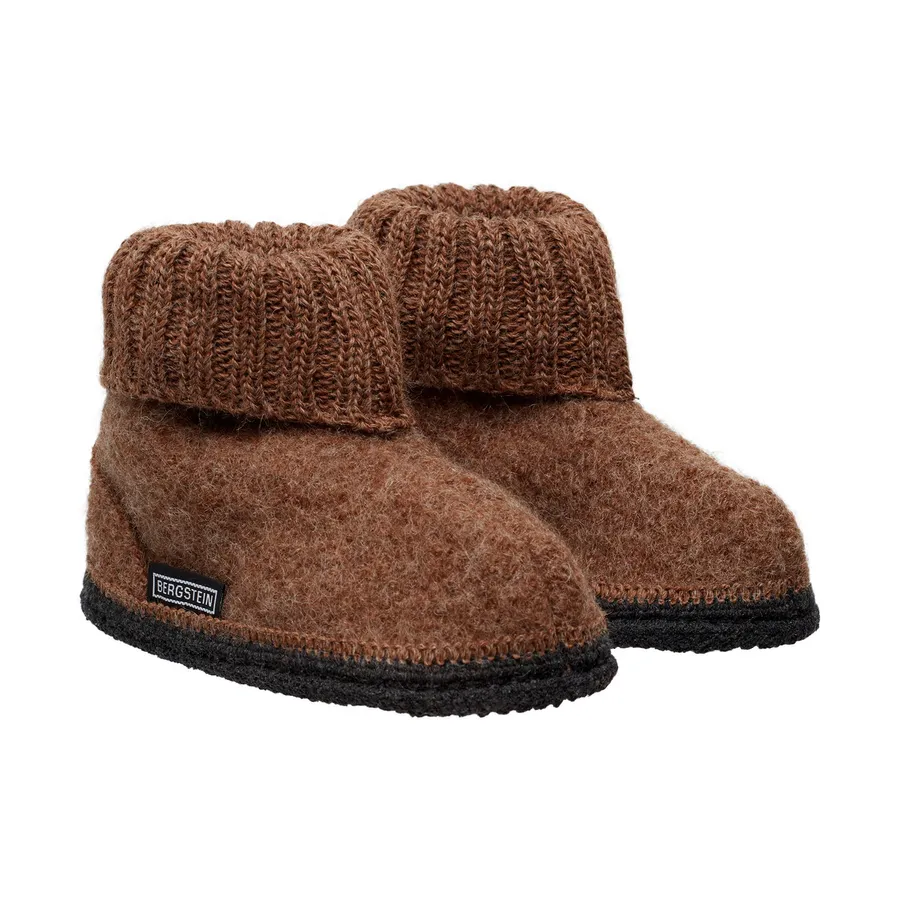 Bergstein Cozy Slofjes - Brown
