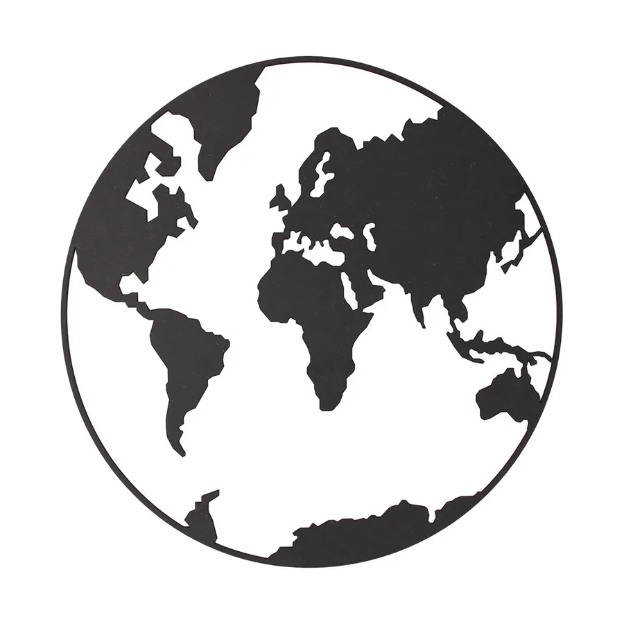 Maison Cocon Wereldbol Wanddecoratie - Medium