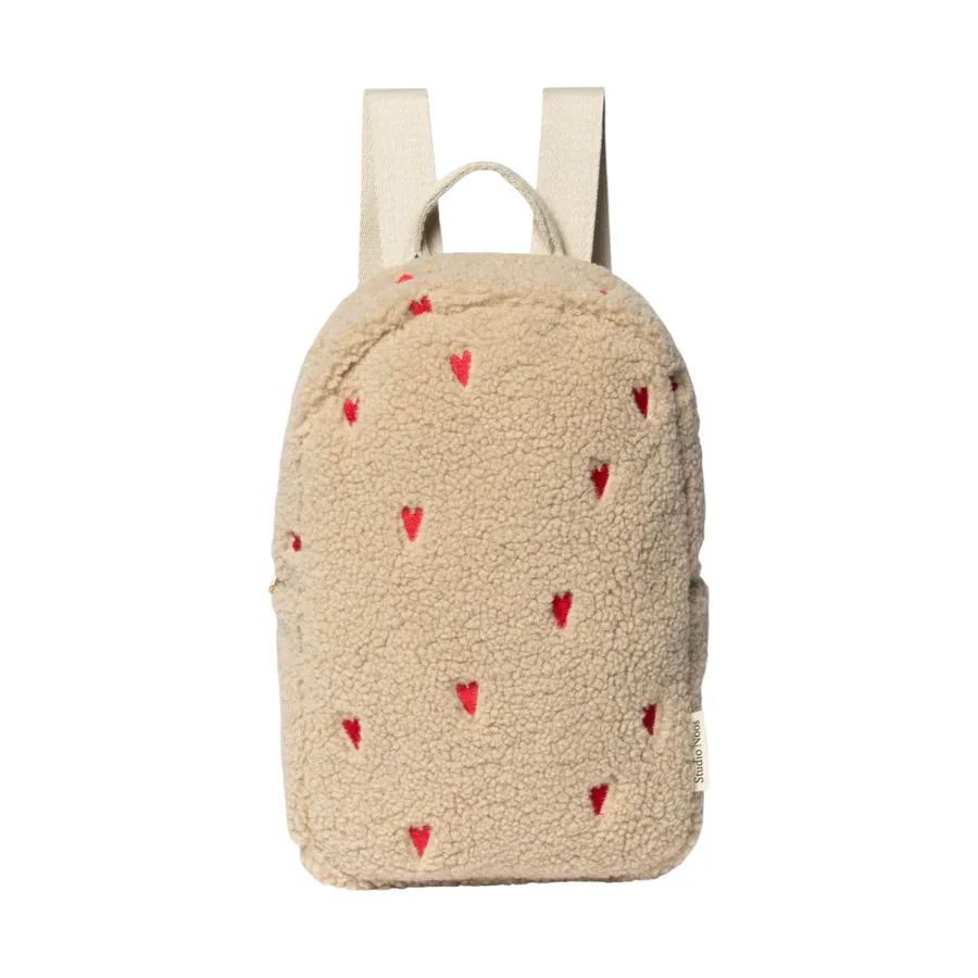 Studio Noos Teddy Hearts Mini Backpack
