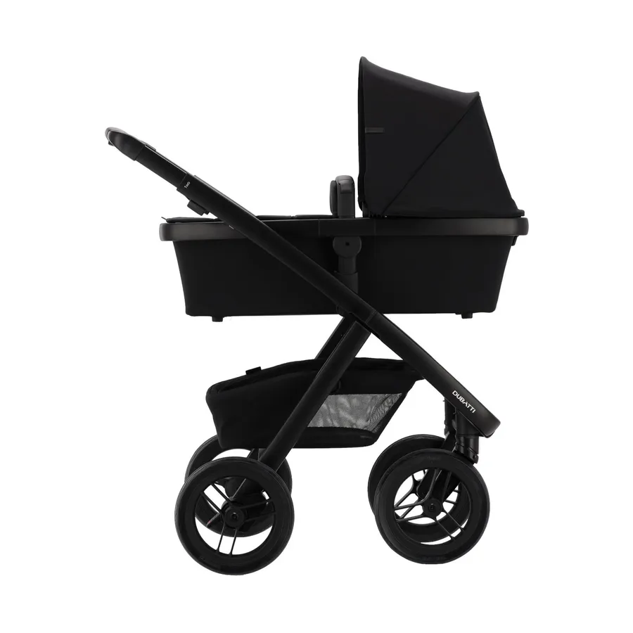 Dubatti Two E2 Kinderwagen 2-in-1 - Black / Pitch Black