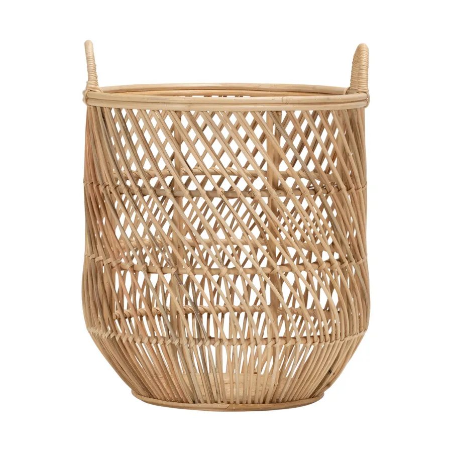 Babypark Exclusief Mand Rond - Klein - Naturel
