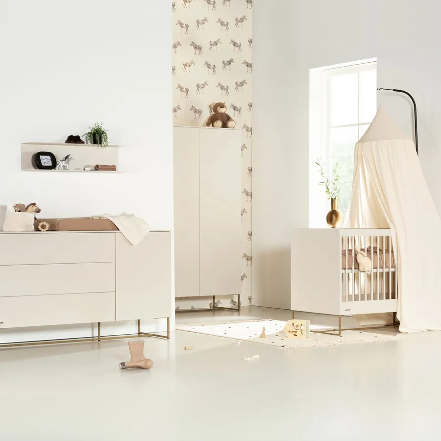 Kidsmill Intense II Babykamer Oatmeal / Patinated Brass