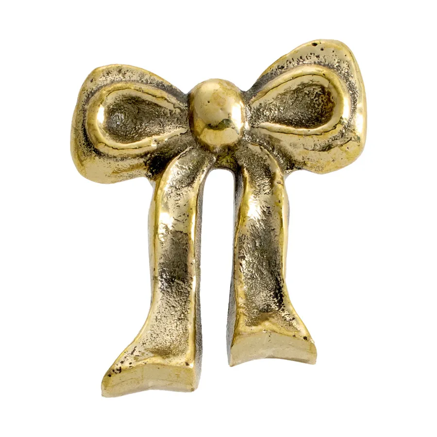 Doing Goods Bowie Bow Knob - Gold Shiny