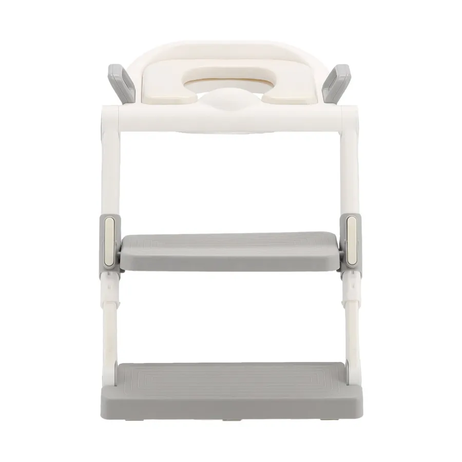 Puck Toilet Trainer Opvouwbaar - Wit/Grijs