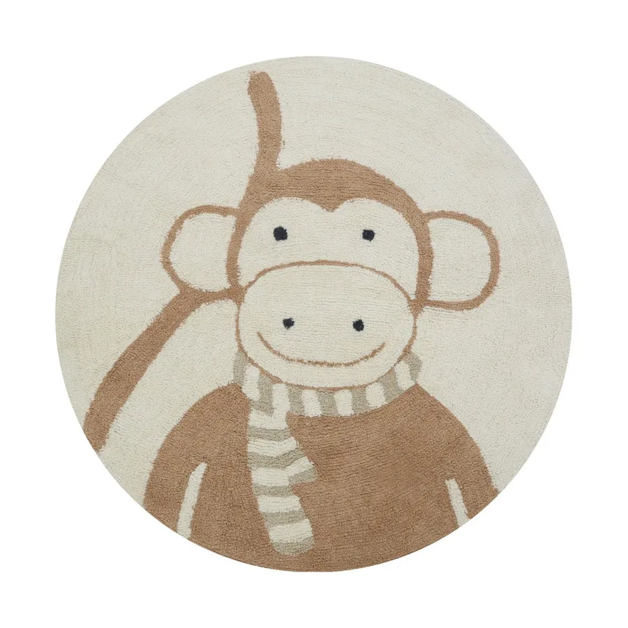 Tapis Petit Little Monkey Vloerkleed - 120  x 120 cm 