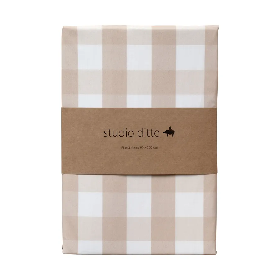 Studio Ditte Ruit Hoeslaken - Nude