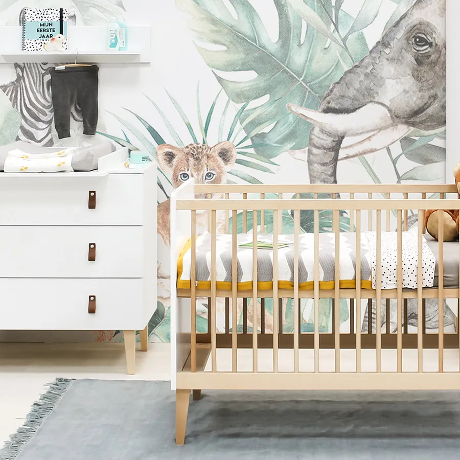 Bopita Indy Babykamer Wit / Naturel