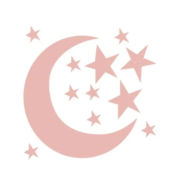 Bibelotte Maan & Sterren Muurstickers