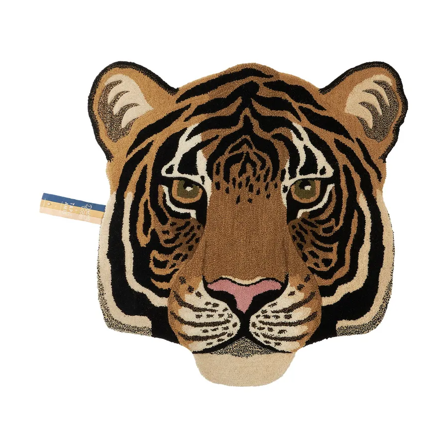Doing Goods Rajah Tiger Head Vloerkleed - Groot