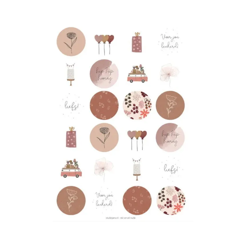 Studio Jans Stickervel - Nude