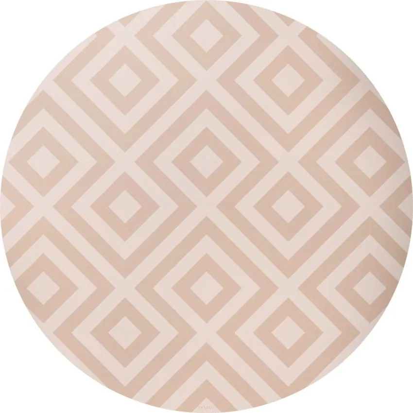 Eeveve Vloermat Rond - Modern Blocks - Desert Sand