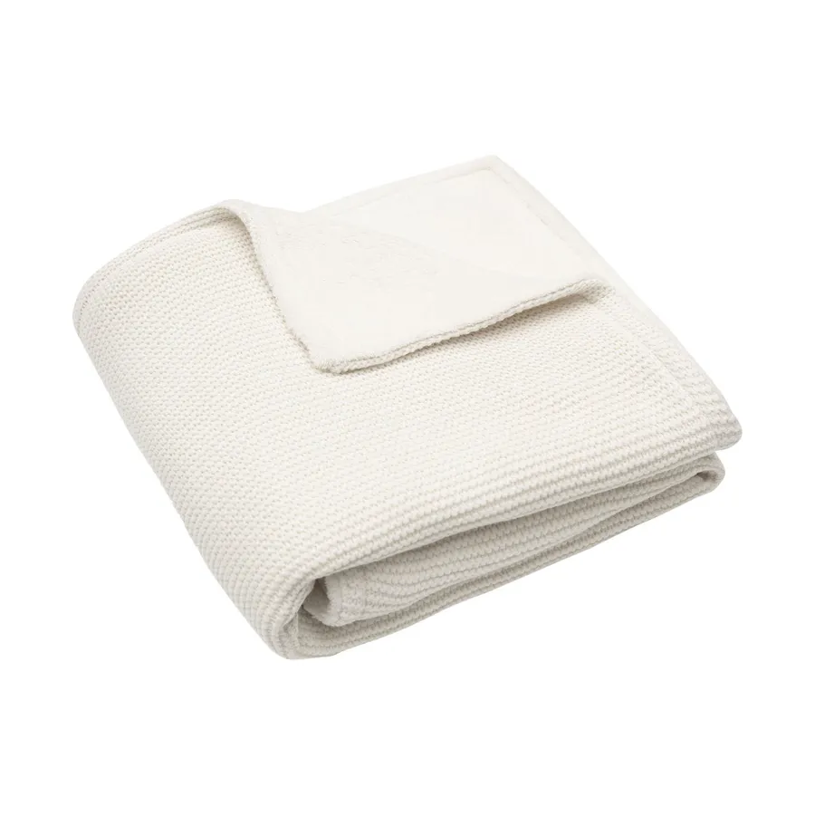 Jollein Basic Knit Ledikantdeken - Fleece