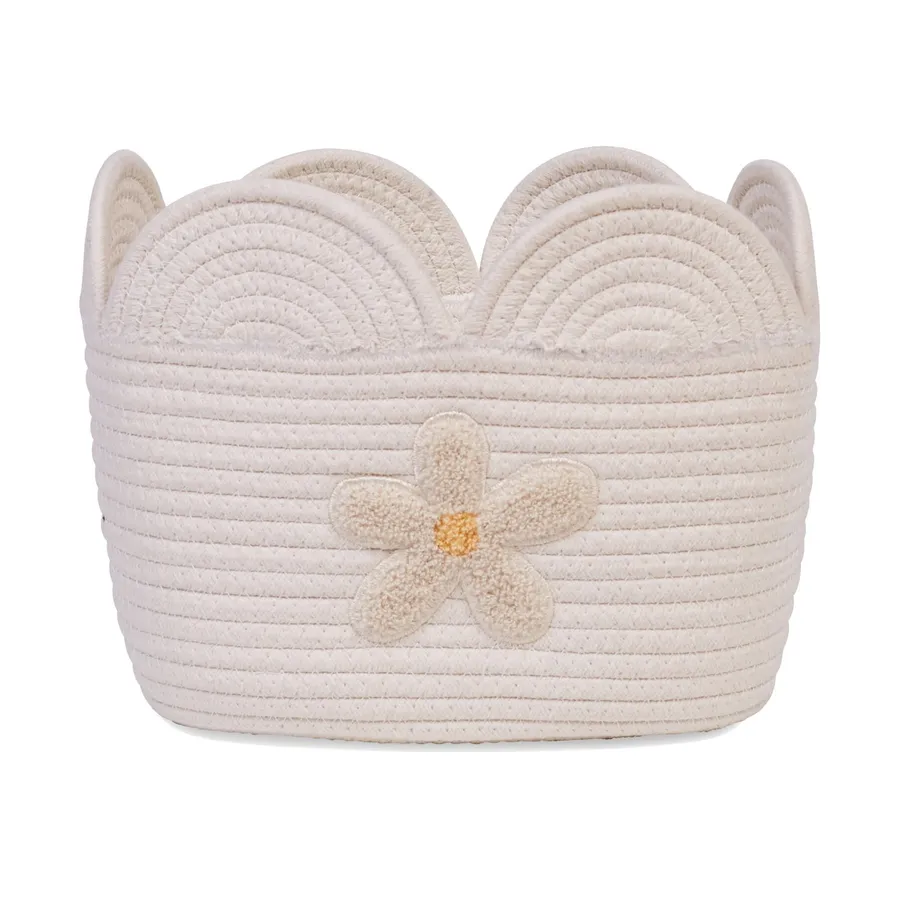 Childhome Flower Mand – 30 cm - Ecru