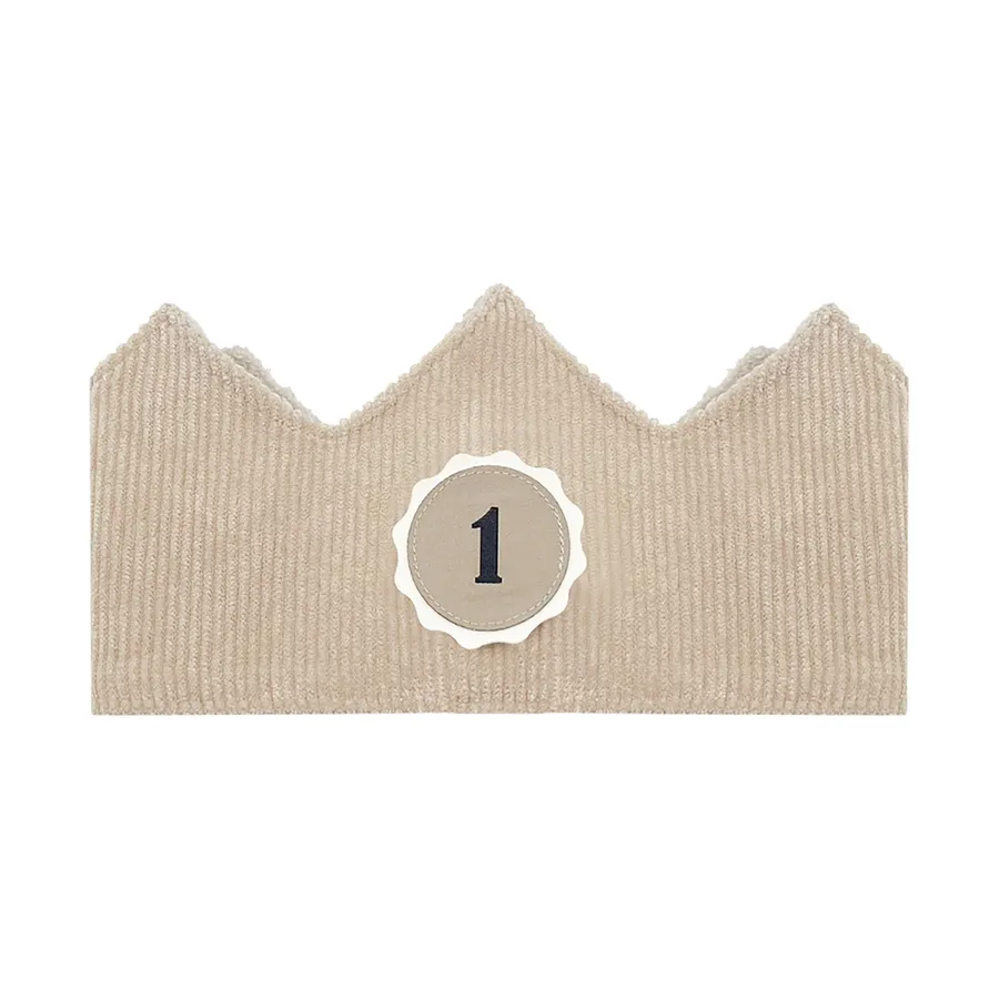 Kidslabel Verjaardagskroon - Beige