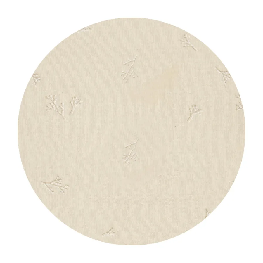 Nanami Speelmat Rond - Dried Flower - Naturel