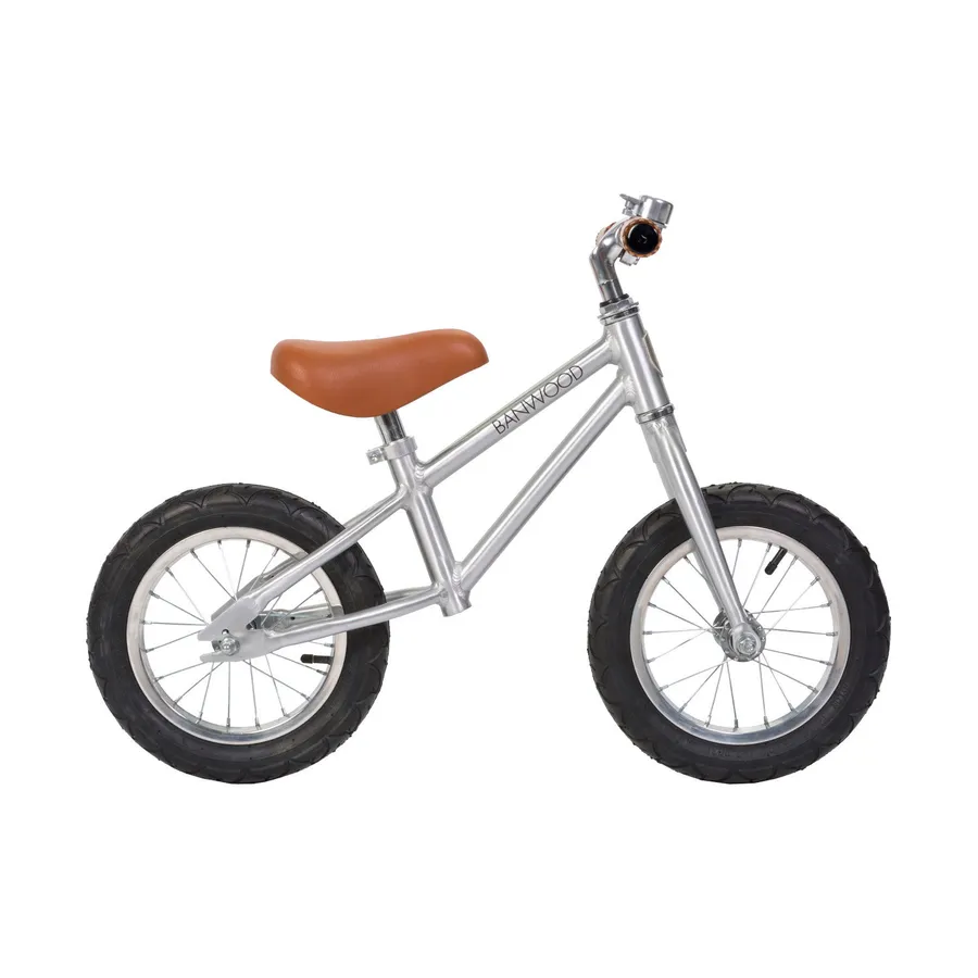 Banwood First Go Loopfiets - Chrome