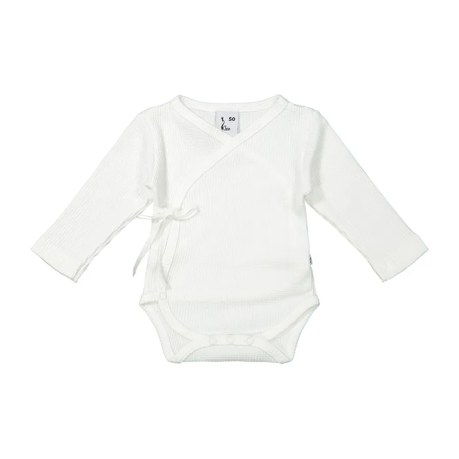 Klein Baby Overslagromper - Lange Mouw - Off White
