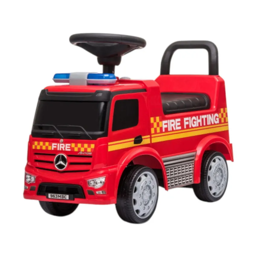 Puck Loopauto - Mercedes Brandweerauto - Rood