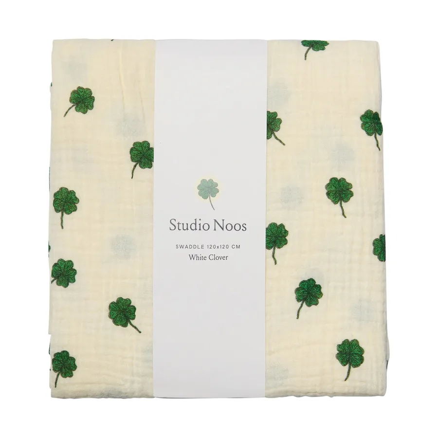 Studio Noos Swaddle - White Clover