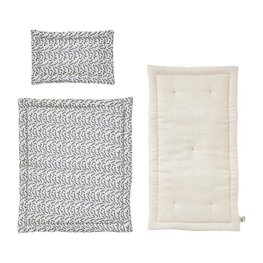 OYOY Leaf Poppenbeddengoed Met Matras