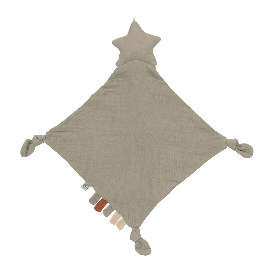 Lässig Star Knuffeldoekje Olive