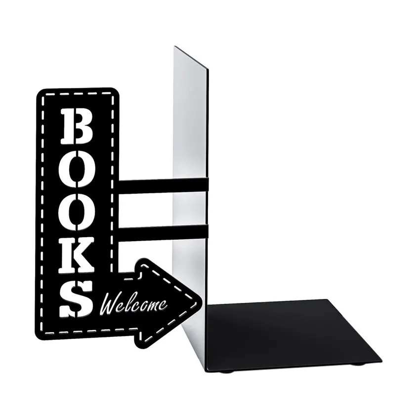 Balvi Bookshop Boekensteun – Zwart 