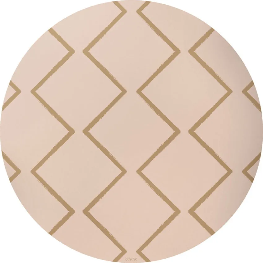 Eeveve Vloermat Rond - Beni - Autumn Gold